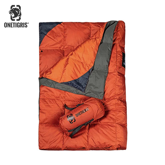 OneTigris Camping Blanket Foldable Travel Quilt For Outdoor Camping Hiking 3-season 1-person Fits 41°F-77°F(5°C-25°C)