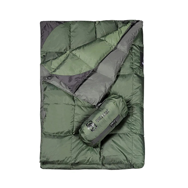 OneTigris Camping Blanket Foldable Travel Quilt For Outdoor Camping Hiking 3-season 1-person Fits 41°F-77°F(5°C-25°C)