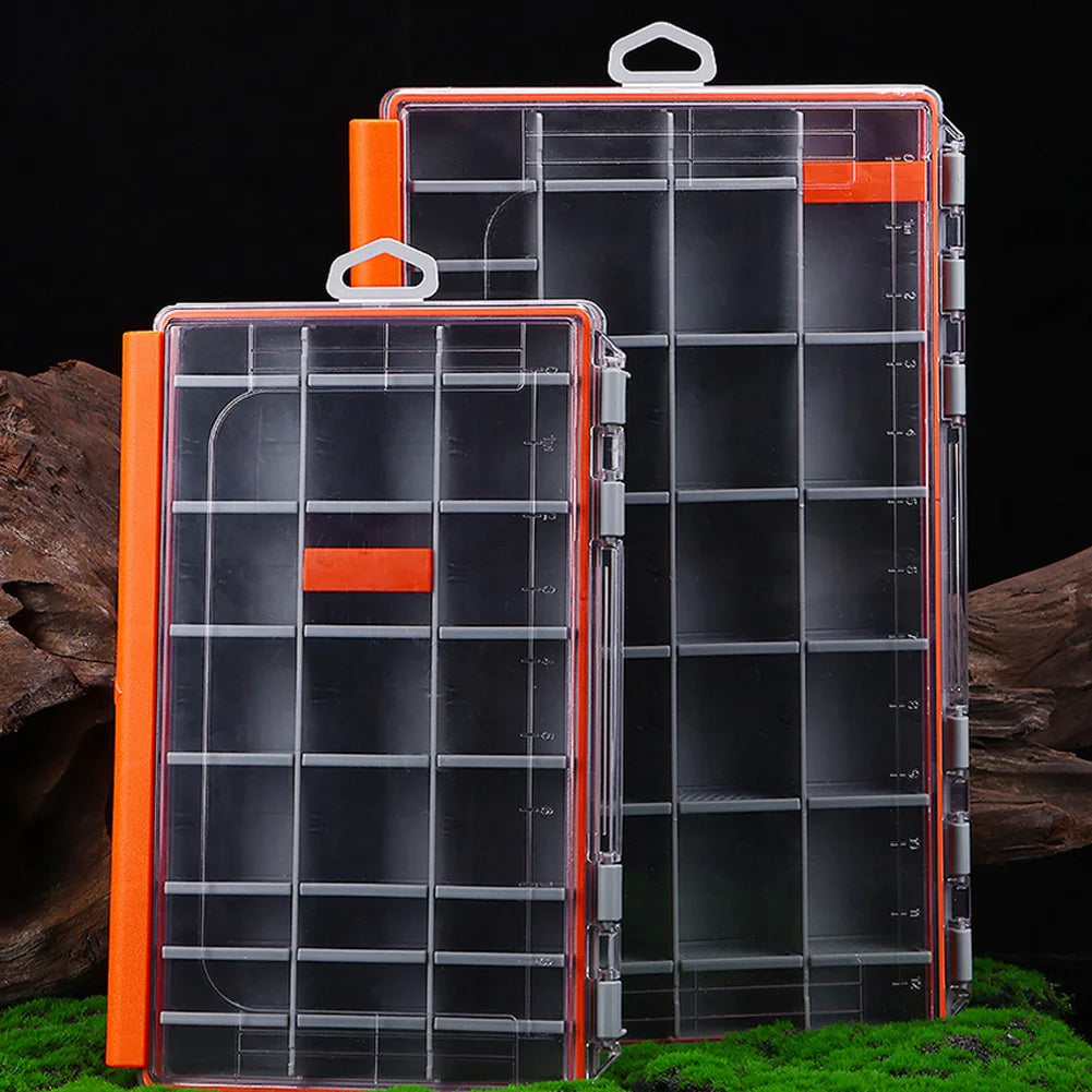 Portable Fishing Gear Accessories Box Fishing Accessories Tool Storage Box Fish Hook Lure Fake Bait Box Fishing Supplies