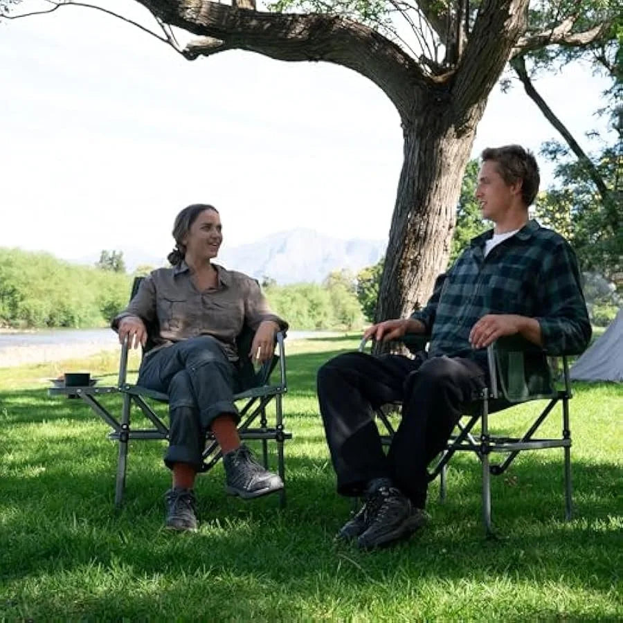 Naturehike Folding Camping Chair with Side Table Portable Director Chair for Outdoor Camp Lawn Hiking Fishing Sports