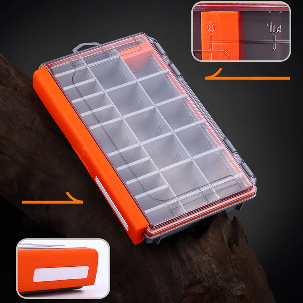 Portable Fishing Gear Accessories Box Fishing Accessories Tool Storage Box Fish Hook Lure Fake Bait Box Fishing Supplies