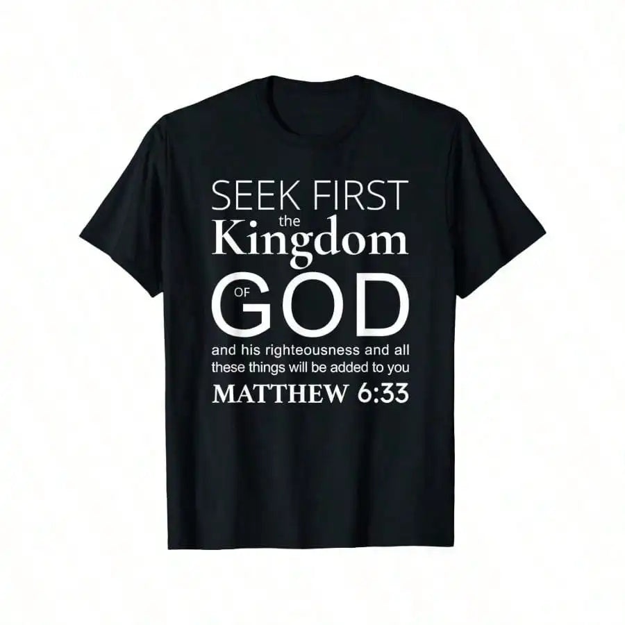 Strong & Courageous Bible Verse Tee For Women Men Christian T-Shirt