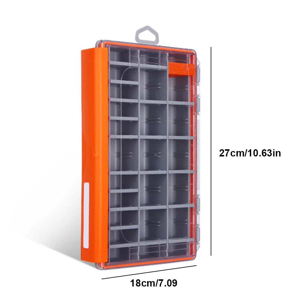 Portable Fishing Gear Accessories Box Fishing Accessories Tool Storage Box Fish Hook Lure Fake Bait Box Fishing Supplies