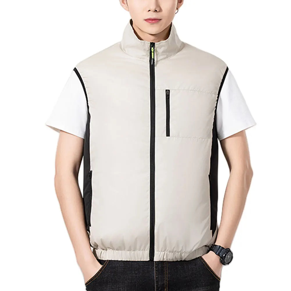 Summer Cooling Vest for Men Women Cooling Work Clothes Hiking Clothes for High Temperature Work Fishing Vest