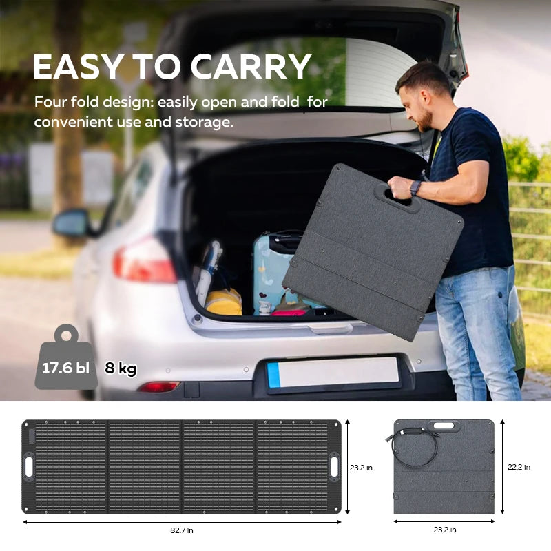 Ctolity XP1000 Powerbank 1800w Portable Power Station, 1024Wh Lifepo4 Battery, 200w Solar Panel for Camping Solar Generator