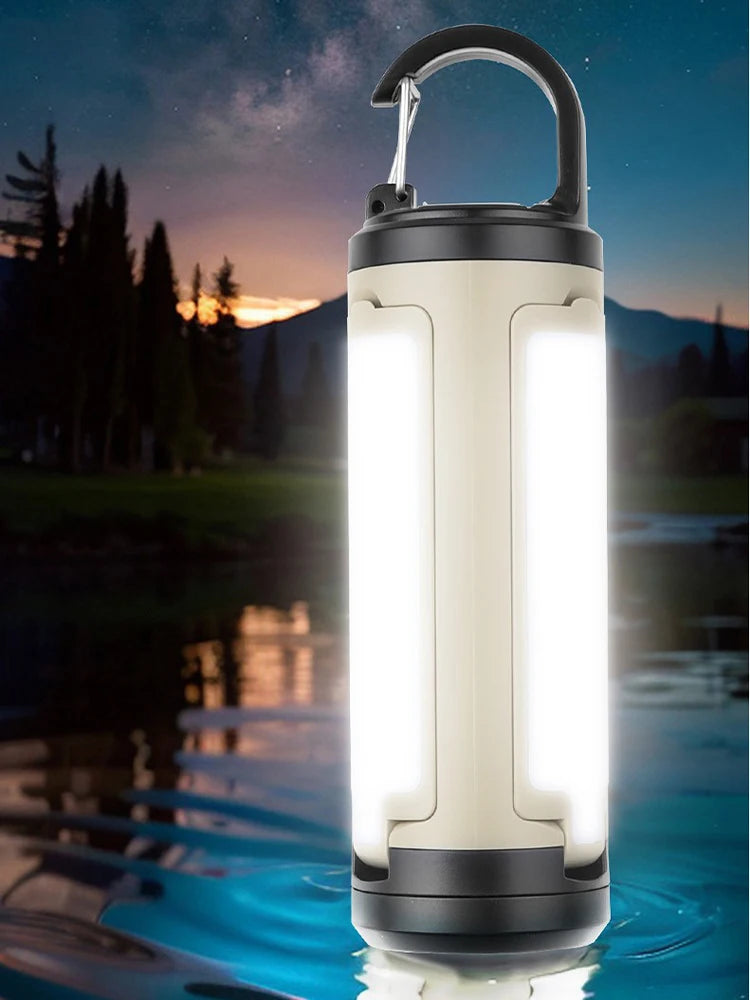 Foldable Outdoor Hanging Camping Lantern 6 Modes Portable Camping Lamp Camping Emergency Flashlight for Indoor/Outdoor Use