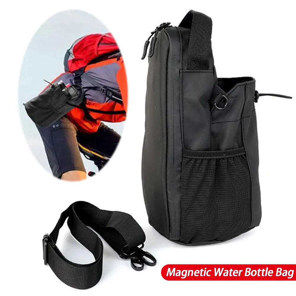 Magnetic Gym Bag Crossbody Water Bottle Pouch Phone Holder Sling Bag for Men Women Fitness Travel Sports