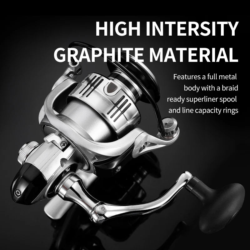 Rooblinos VX Ultralight Max Drag Fishing Reel Fishing Wheel Handle Trolling Carp Fishing Reel for Saltwater or Freshwater Fish