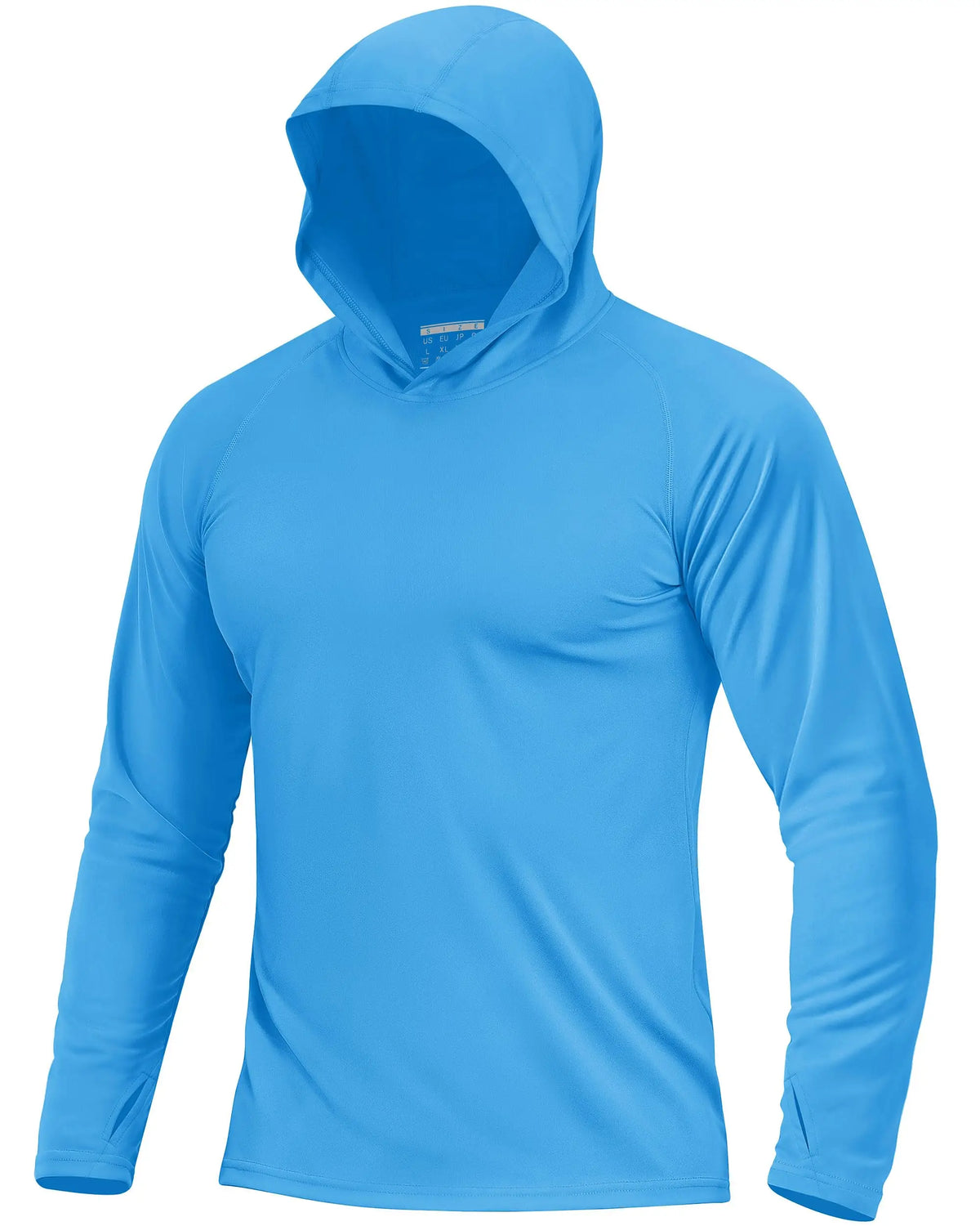 Men's UPF 50+ Sun Protection Hoodie Shirt Long Sleeve Quick Dry Fishing Shirt Lightweight Outdoor Hiking Workout T-Shirt