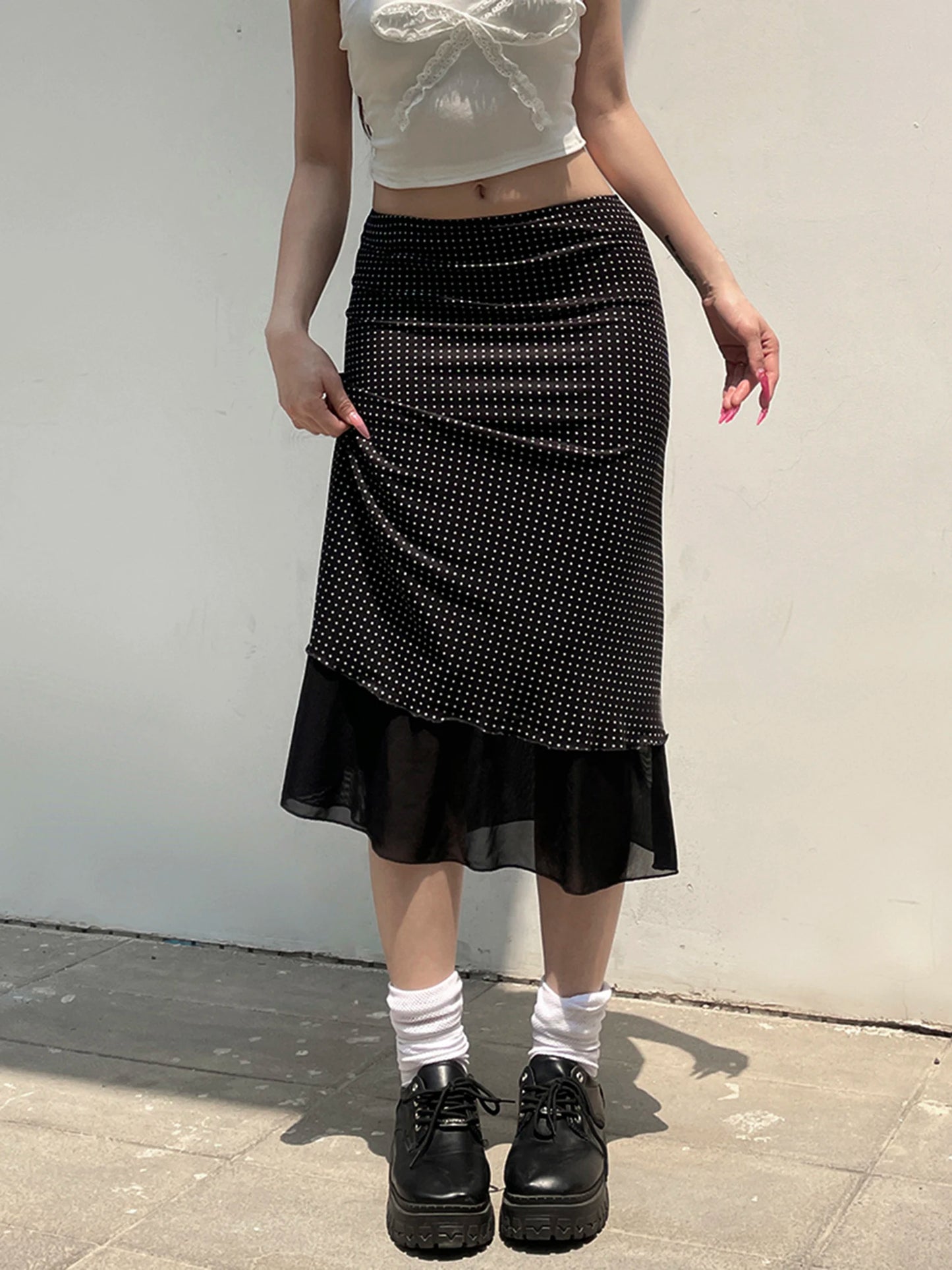 Elegant High Waist Pleated Midi Skirt with Floral Print for Women Stylish A-Line Knee Length Skirt for Summer