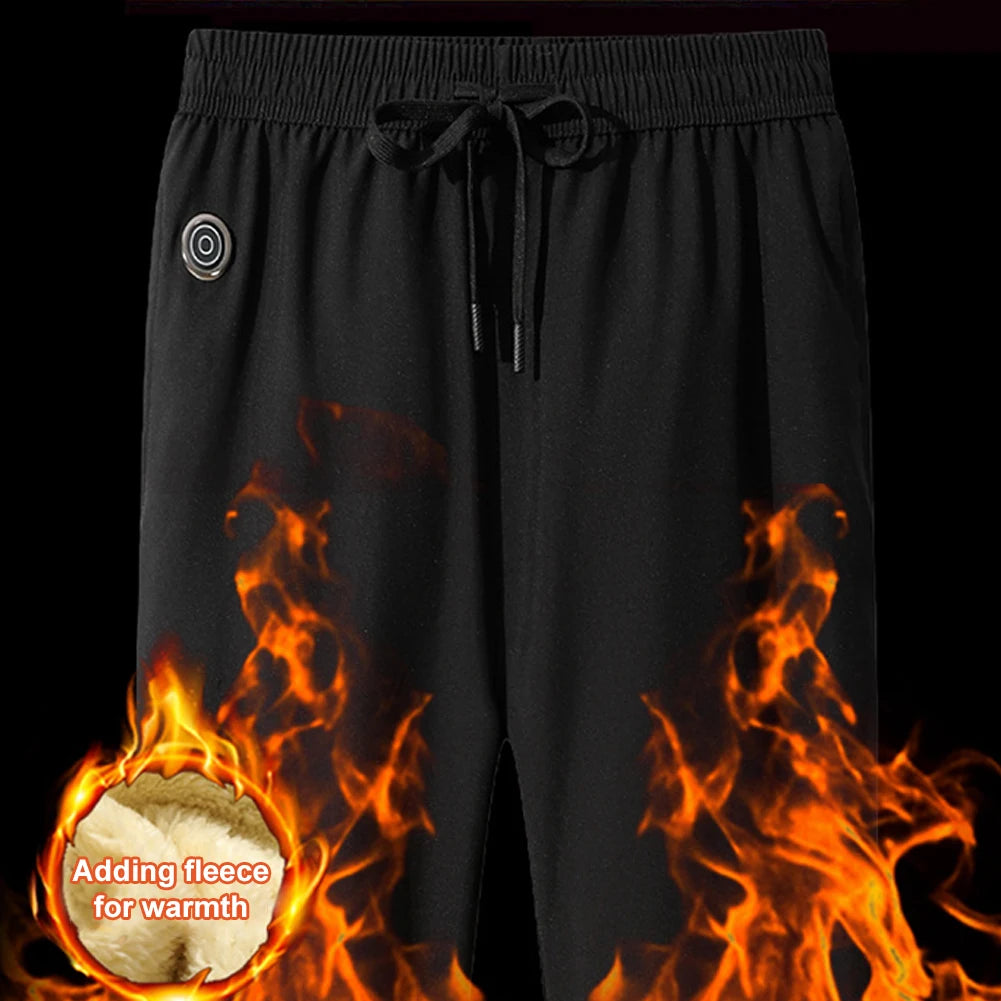 Intelligent Heating Pant 10-Heating Zones 2-Switches 3-Speed Adjustable Suitable For Outdoor Activities Indoor Work Hiking Elect