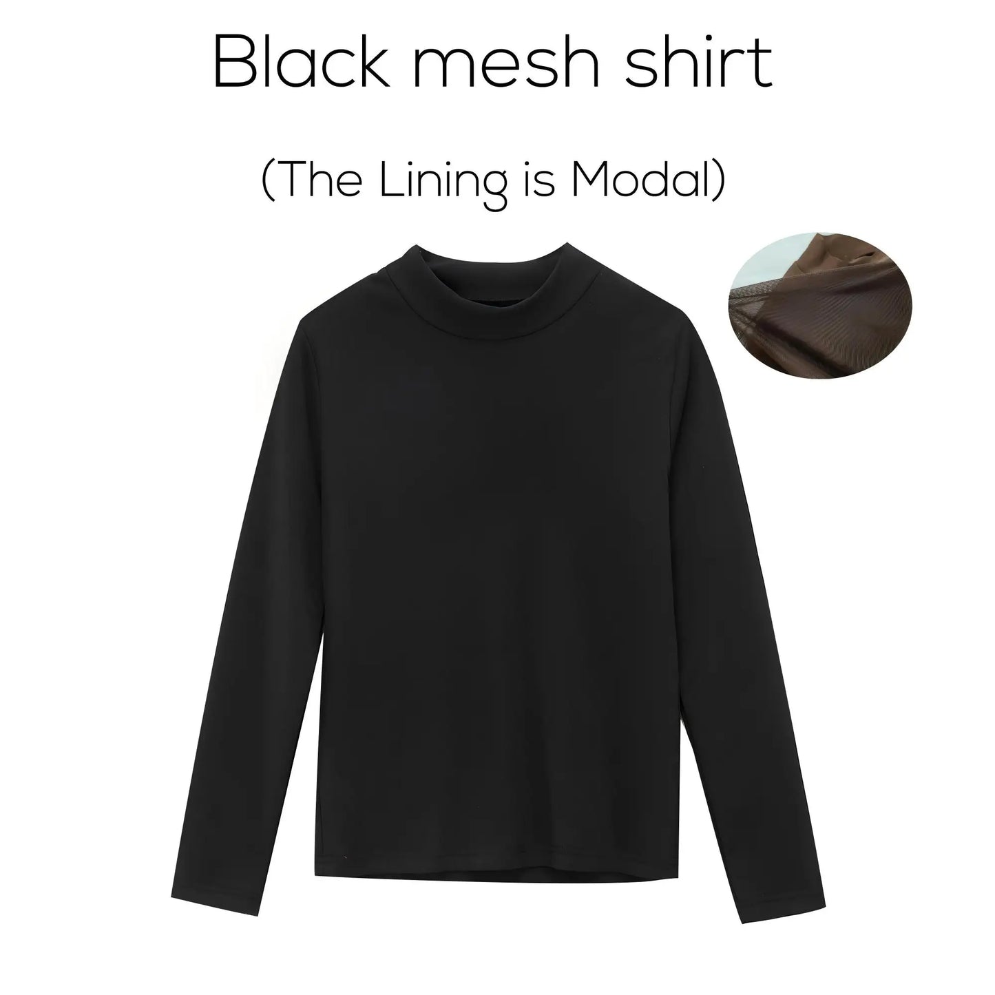 AP Women 2026 Autumn and Winter Modal Mesh Shirt and V Neck Velvet Maxi Dress High Quality