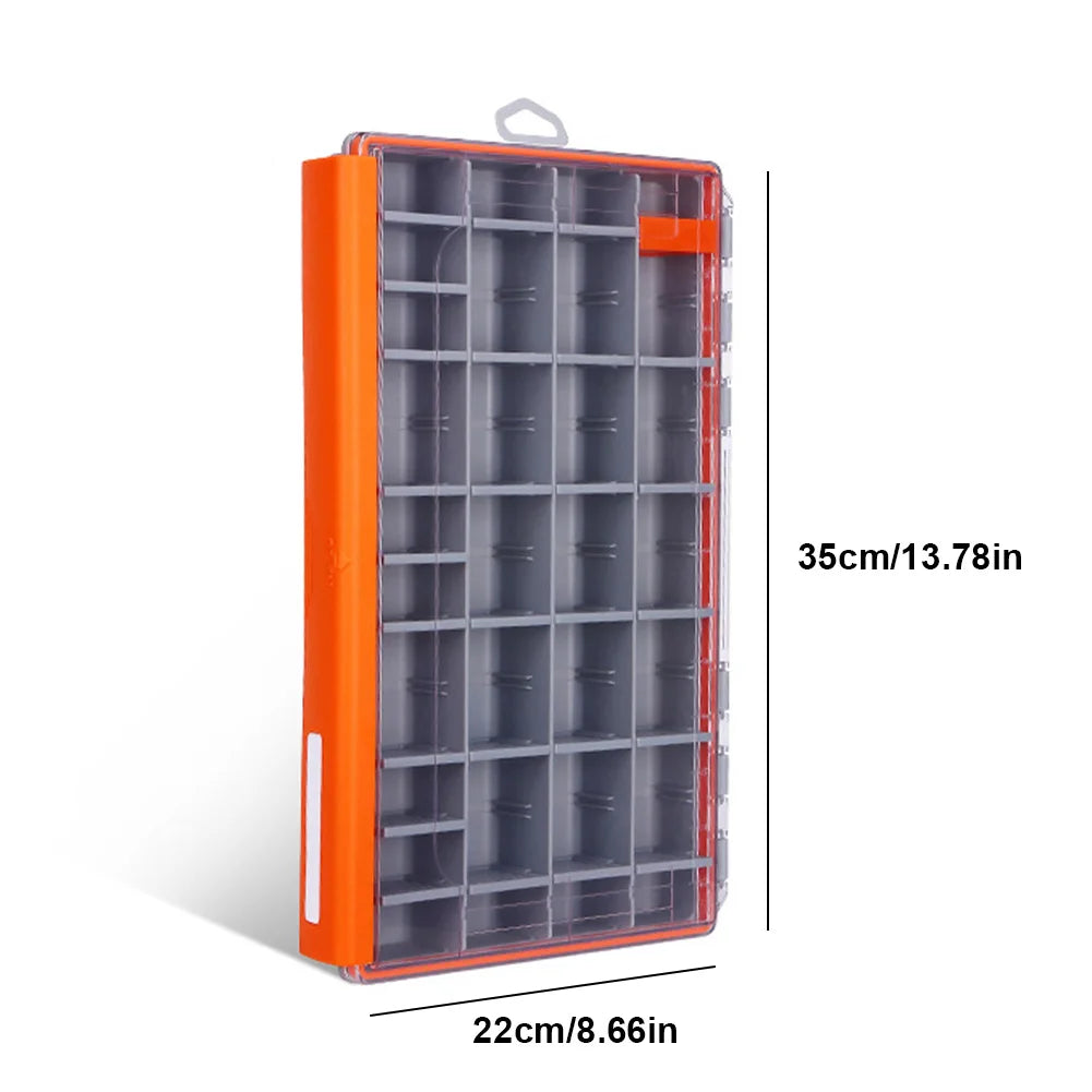 Portable Fishing Gear Accessories Box Fishing Accessories Tool Storage Box Fish Hook Lure Fake Bait Box Fishing Supplies