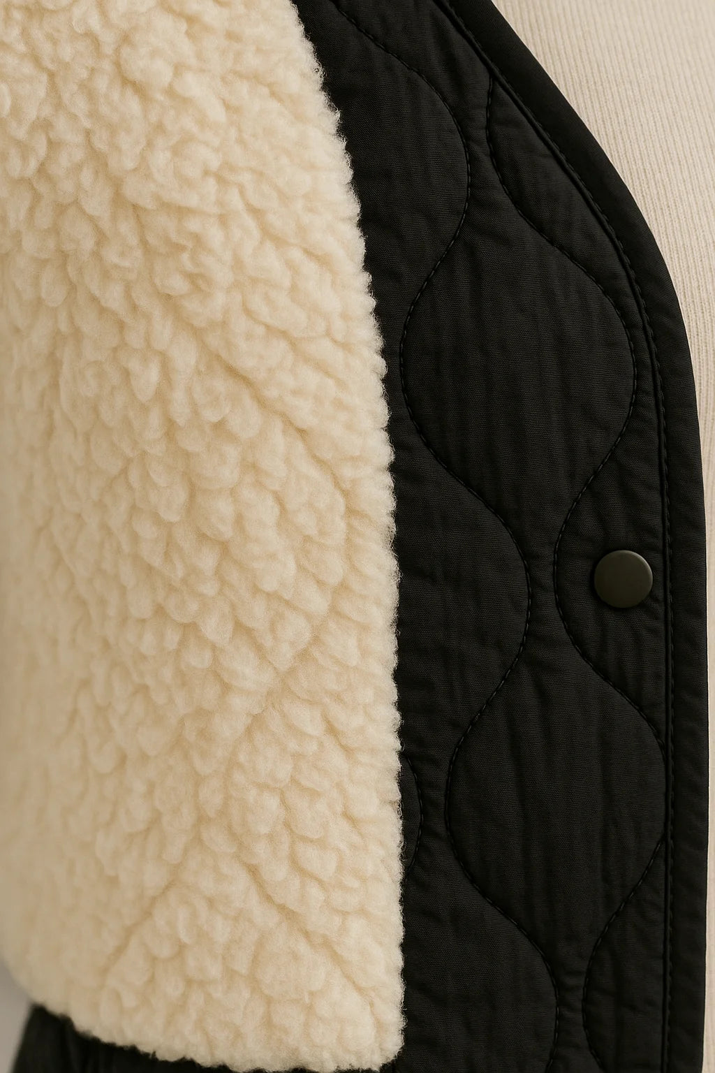 Women’s Quilted Sleeveless Vest with Soft Fur Lining – Lightweight & Stylish Layer