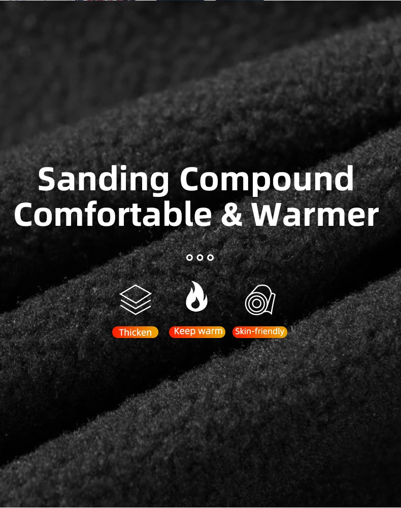 ROCKBROS Winter Face Mask Winter Cycling Climbing Hiking Fleece Thermal Keep Warm Windproof Motorcycle Cycling Face Balaclava