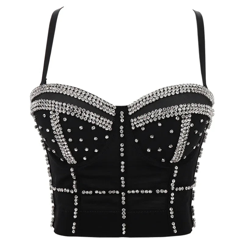 Sexy Club Tanks Tops Women Shaper Camisole Ladies Crop Top Blusas Streetwear Camis Corset Shirt Woman Clothes Camiseta Mujer