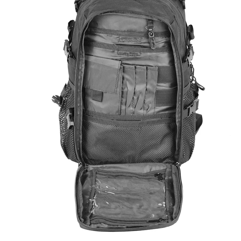 LQARMY Tactical Backpack Molle Assault Rucksack Outdoor Travel Hiking Rucksacks Camping Hunting Climbing Bags