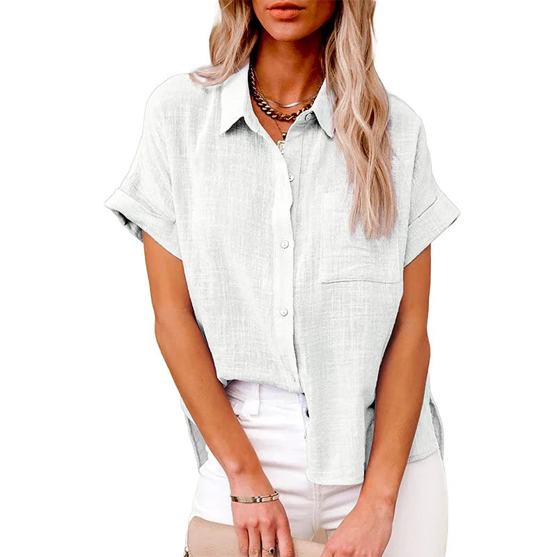 Summer Women Tops Tee Cotton Linen Tshirt Woman Clothing Camisas Mujer Casual T Shirt Blusas Streetwear Loose Ladies T-Shirts