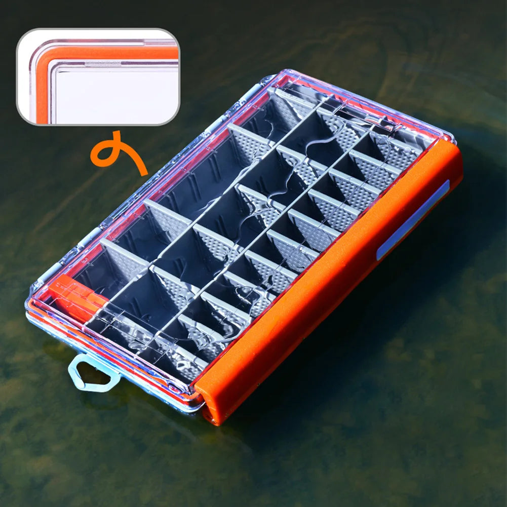 Portable Fishing Gear Accessories Box Fishing Accessories Tool Storage Box Fish Hook Lure Fake Bait Box Fishing Supplies