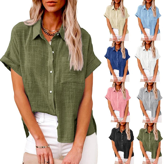 Summer Women Tops Tee Cotton Linen Tshirt Woman Clothing Camisas Mujer Casual T Shirt Blusas Streetwear Loose Ladies T-Shirts