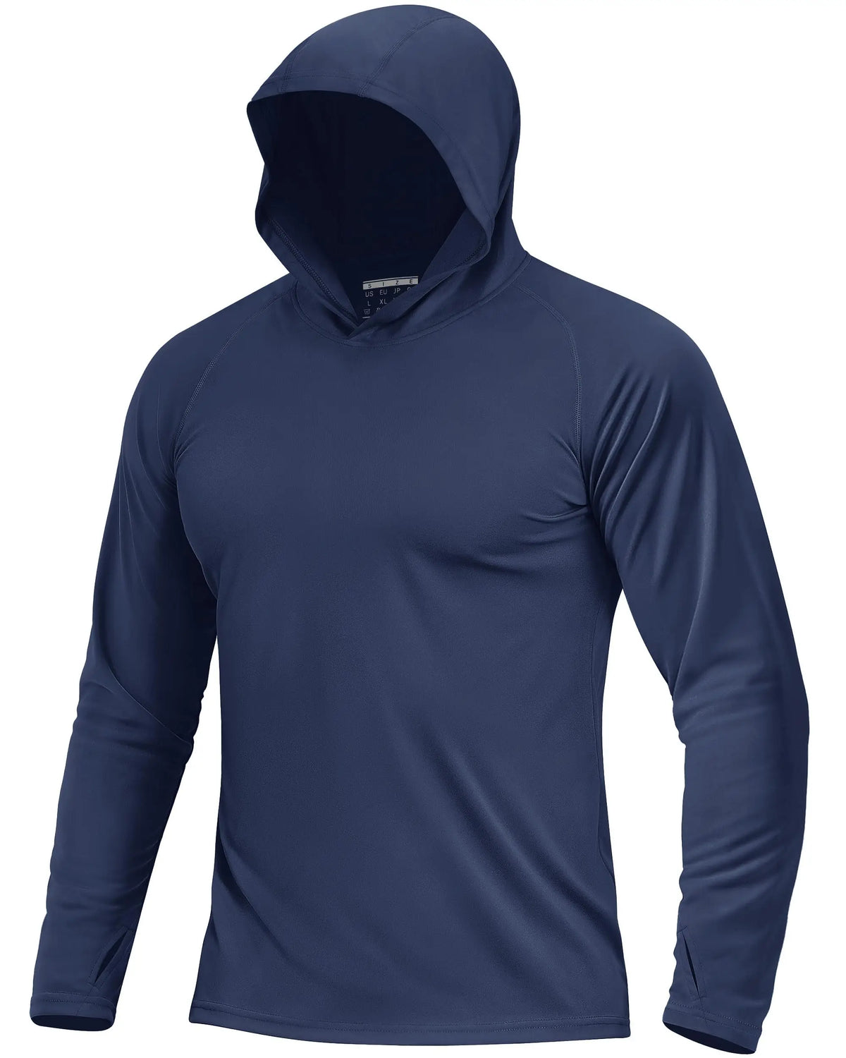 Men's UPF 50+ Sun Protection Hoodie Shirt Long Sleeve Quick Dry Fishing Shirt Lightweight Outdoor Hiking Workout T-Shirt