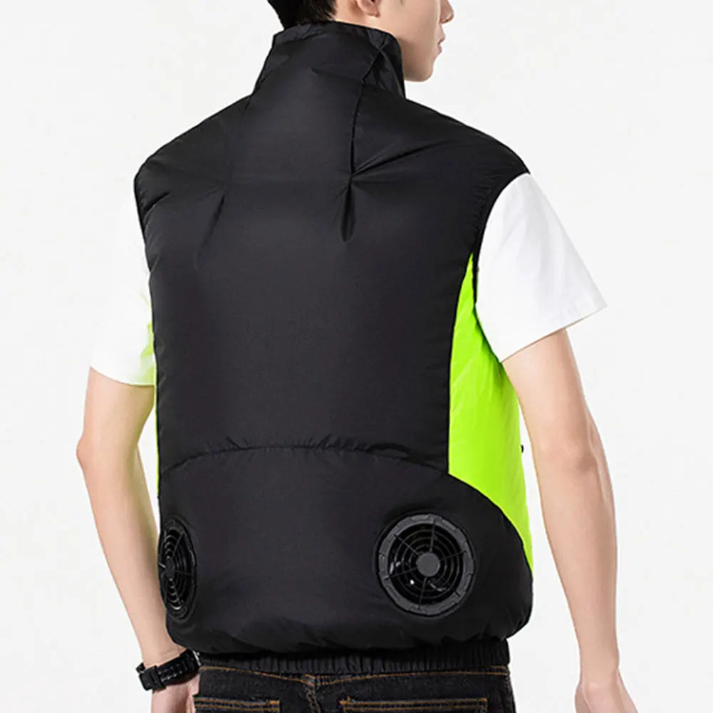 Summer Cooling Vest for Men Women Cooling Work Clothes Hiking Clothes for High Temperature Work Fishing Vest