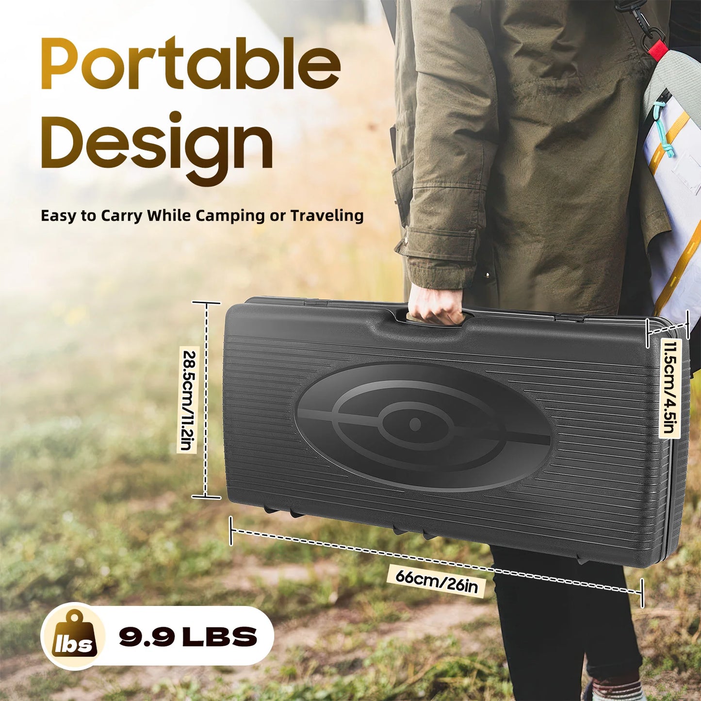 Camp Chef Duo 2Burner Butane Stove 42cm Grill Tray Lock Switch Dual 1.15kW Frying Boiling Camping Picnic