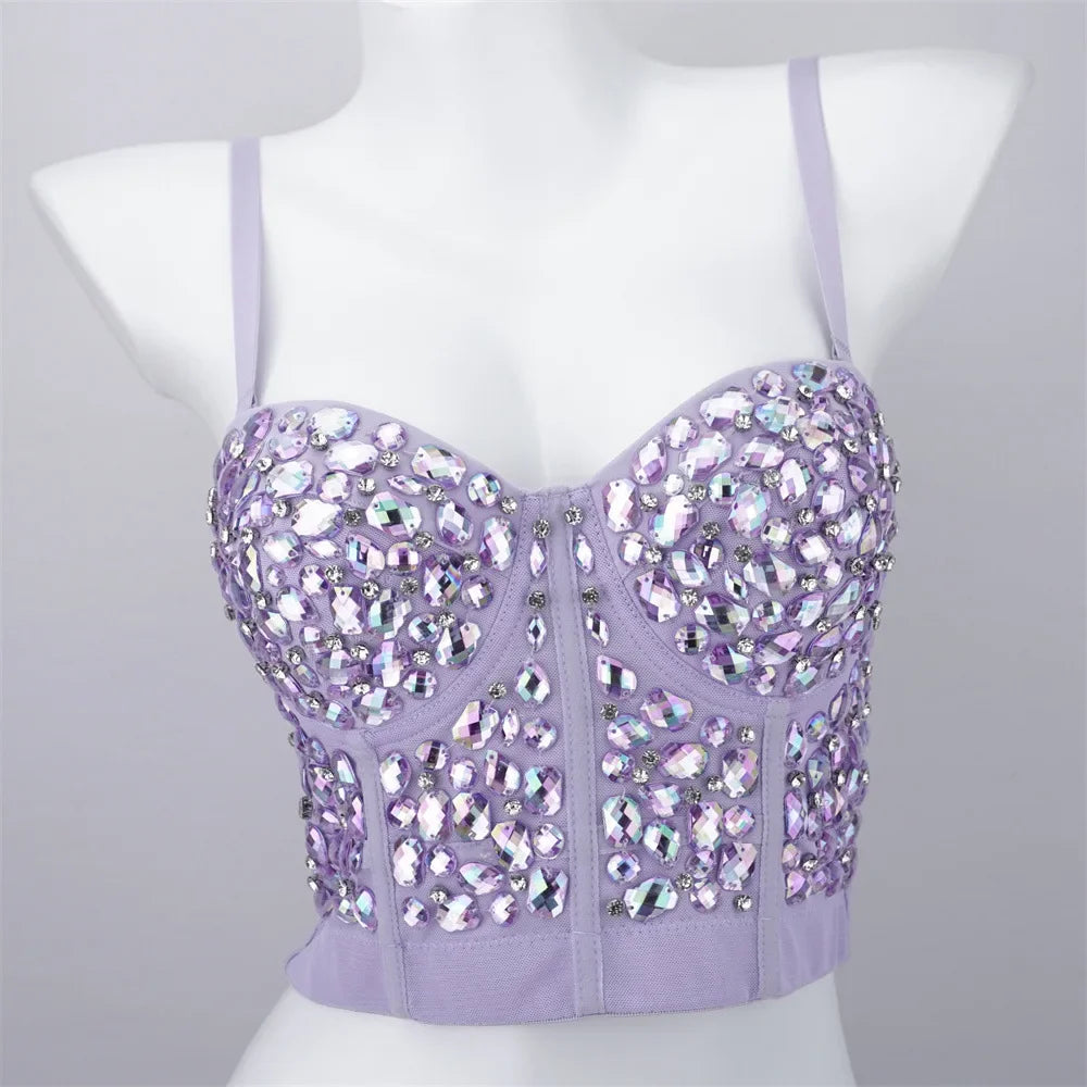 Sexy Club Tanks Tops Women Shaper Camisole Ladies Crop Top Blusas Streetwear Camis Corset Shirt Woman Clothes Camiseta Mujer