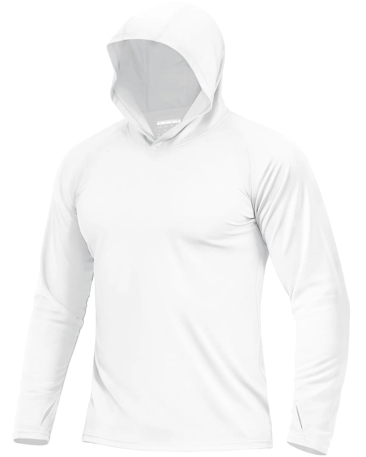Men's UPF 50+ Sun Protection Hoodie Shirt Long Sleeve Quick Dry Fishing Shirt Lightweight Outdoor Hiking Workout T-Shirt