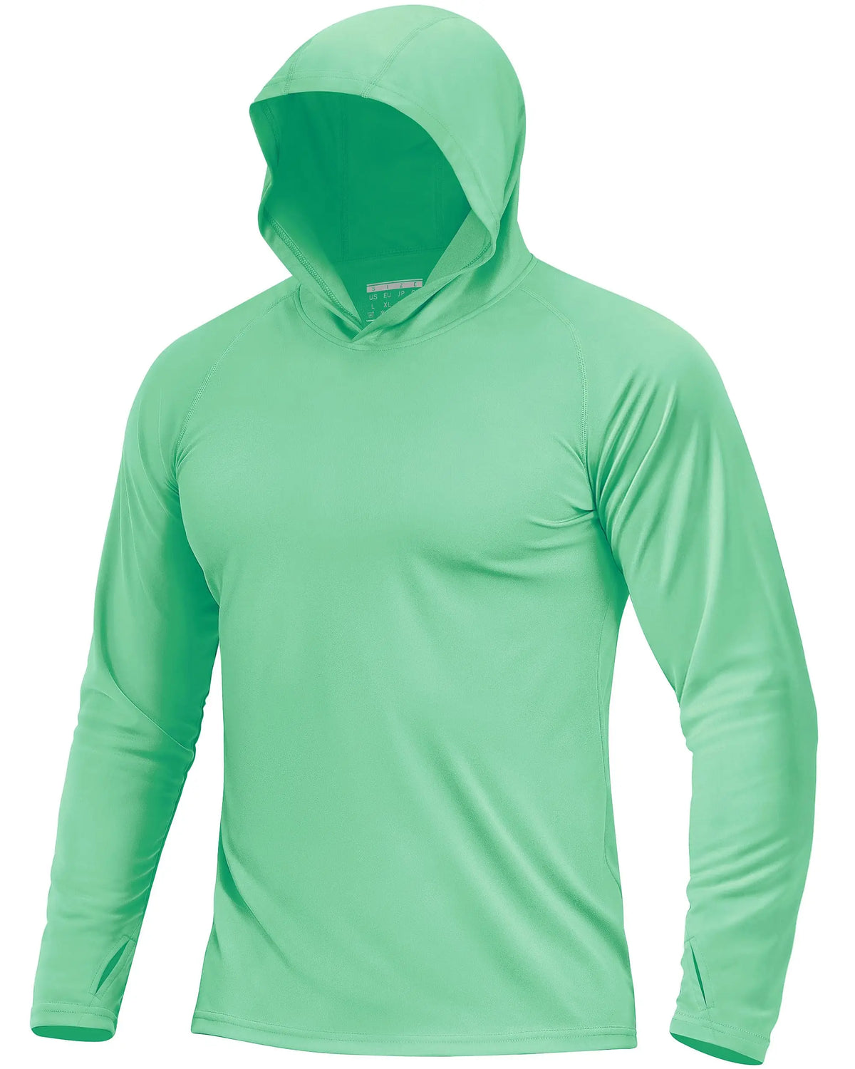 Men's UPF 50+ Sun Protection Hoodie Shirt Long Sleeve Quick Dry Fishing Shirt Lightweight Outdoor Hiking Workout T-Shirt