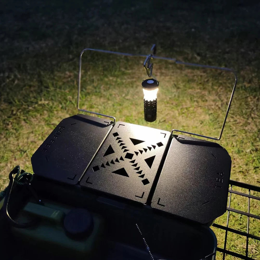 Folding Table Board Plate Heavy Duty Mini Shelf Metal Aluminum Alloy for Stanley Lunch Box 9.4L Camping Gear