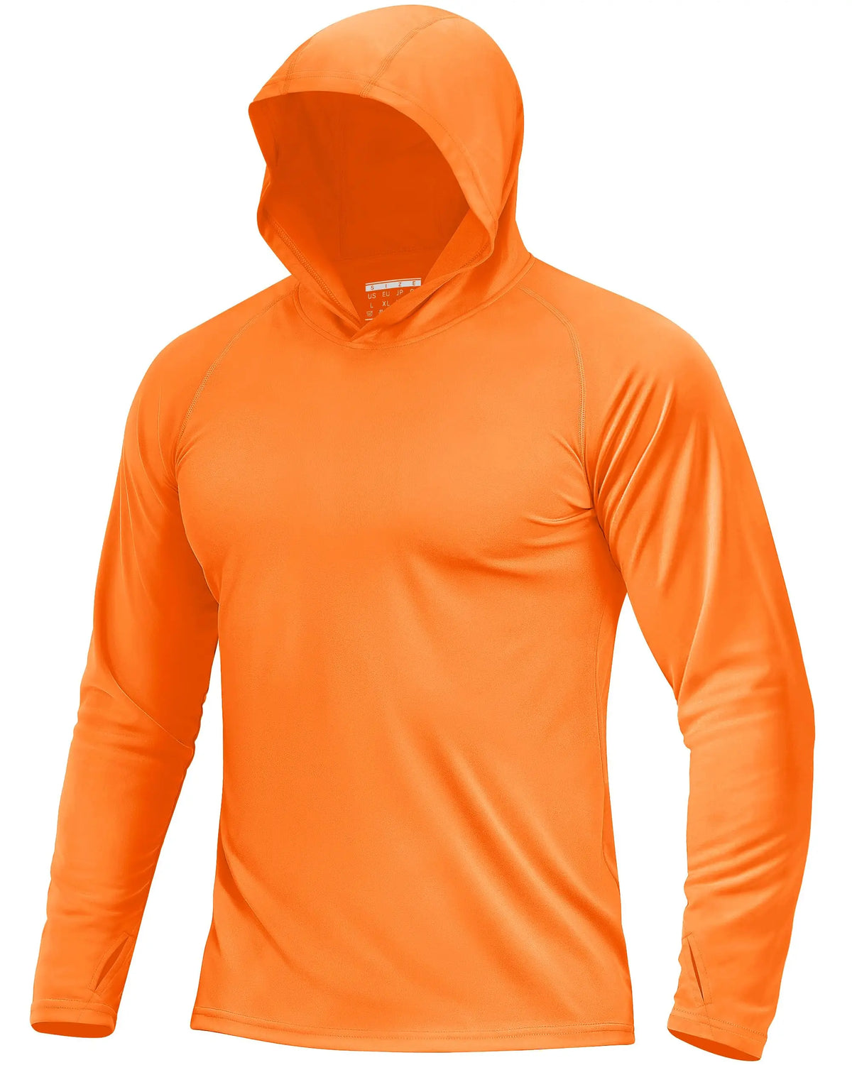 Men's UPF 50+ Sun Protection Hoodie Shirt Long Sleeve Quick Dry Fishing Shirt Lightweight Outdoor Hiking Workout T-Shirt