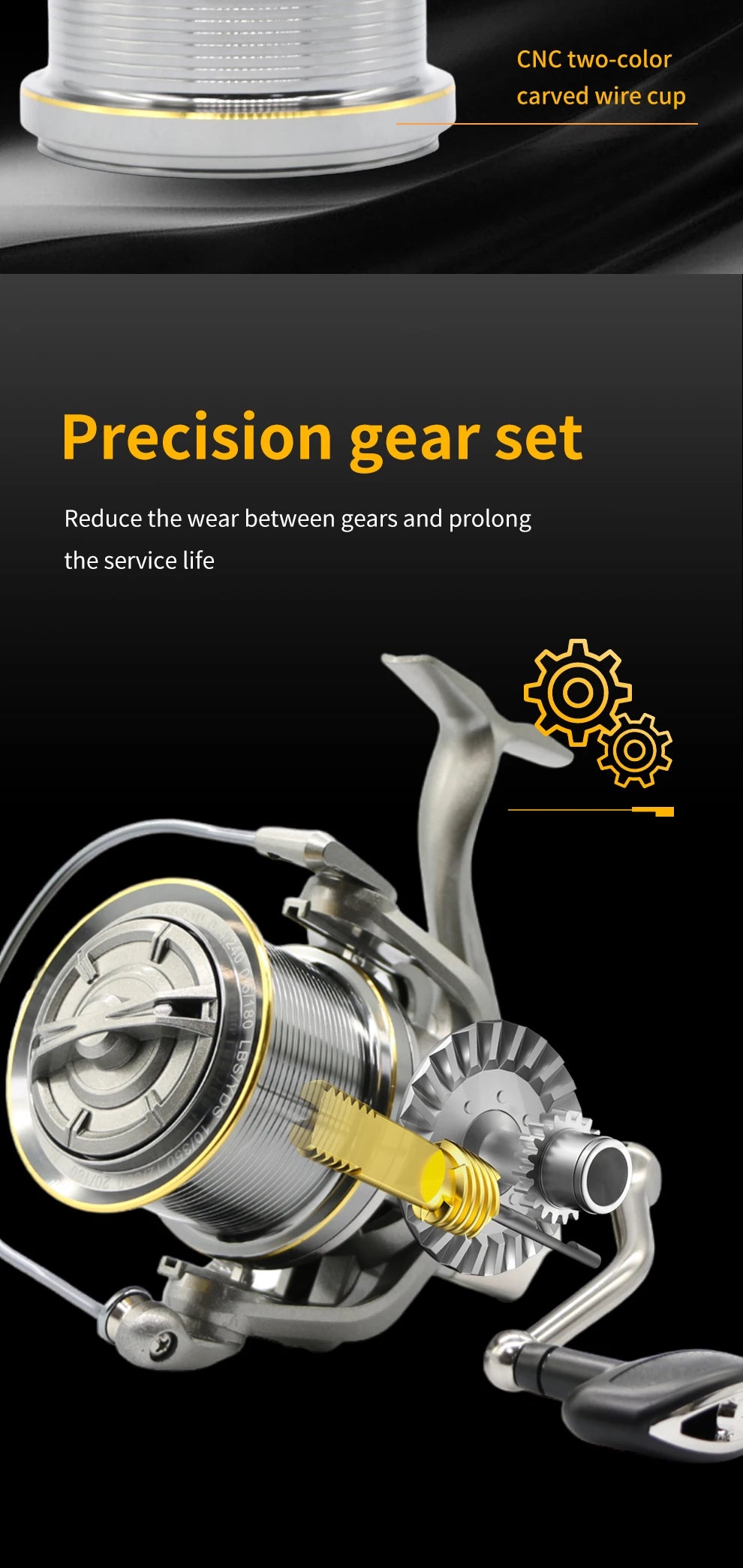 NGK Long Shot Jigging Spinning Reel 8000/9000/10000/12000/14000 Series 18BB Surf Fishing Reels 55lb Max Drag Saltwater Big Reel