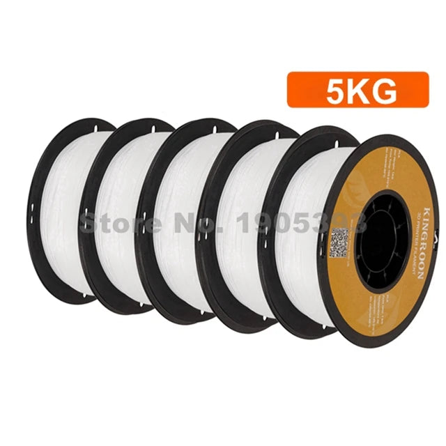 KINGROON PETG 3D Printer Filament 1.75mm 5KG 10KG Mix Color 3D Printing Material 1kg/roll  petg Plastic For FDM 3dprinter