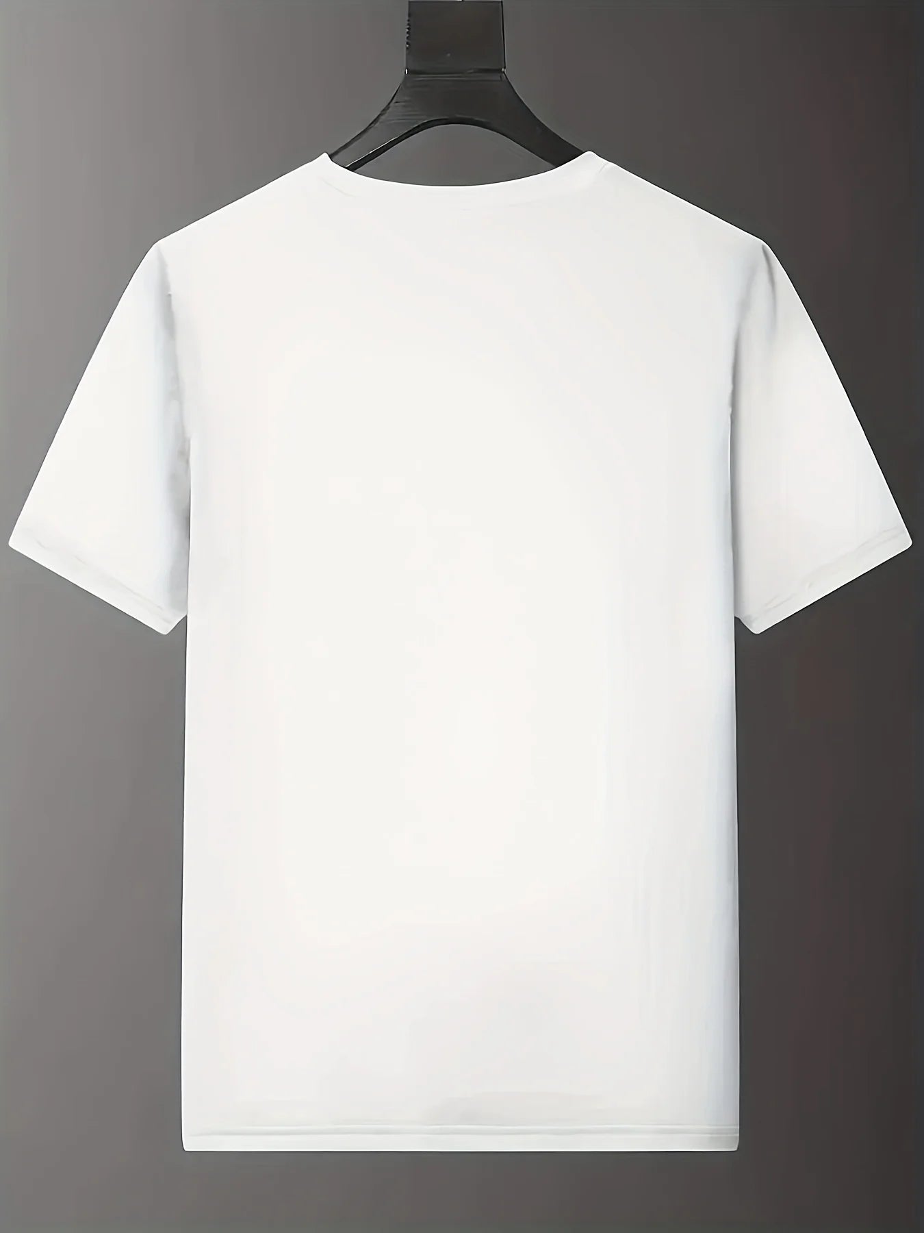 Men's Calvin Pattern T-shirt - Casual Round Neck City Skyline Design Suitable for Summer Outing comfortable and meticulously