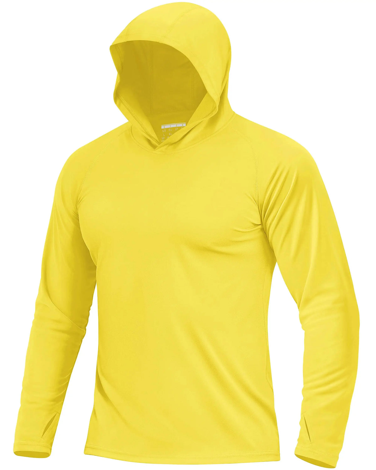 Men's UPF 50+ Sun Protection Hoodie Shirt Long Sleeve Quick Dry Fishing Shirt Lightweight Outdoor Hiking Workout T-Shirt