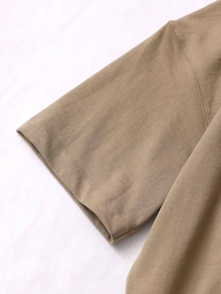 11.29oz 320Grams Heavy Cotton Weight Oversized Loose Men T-shirt Solid Color Drop Shoulder Short Sleeve High Quality