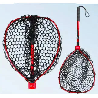 HISTAR Ultralight Portable Soft Rubber Mesh With Stainless Steel Handle Fly Fishing Tool Accessories Foldable Landing Net
