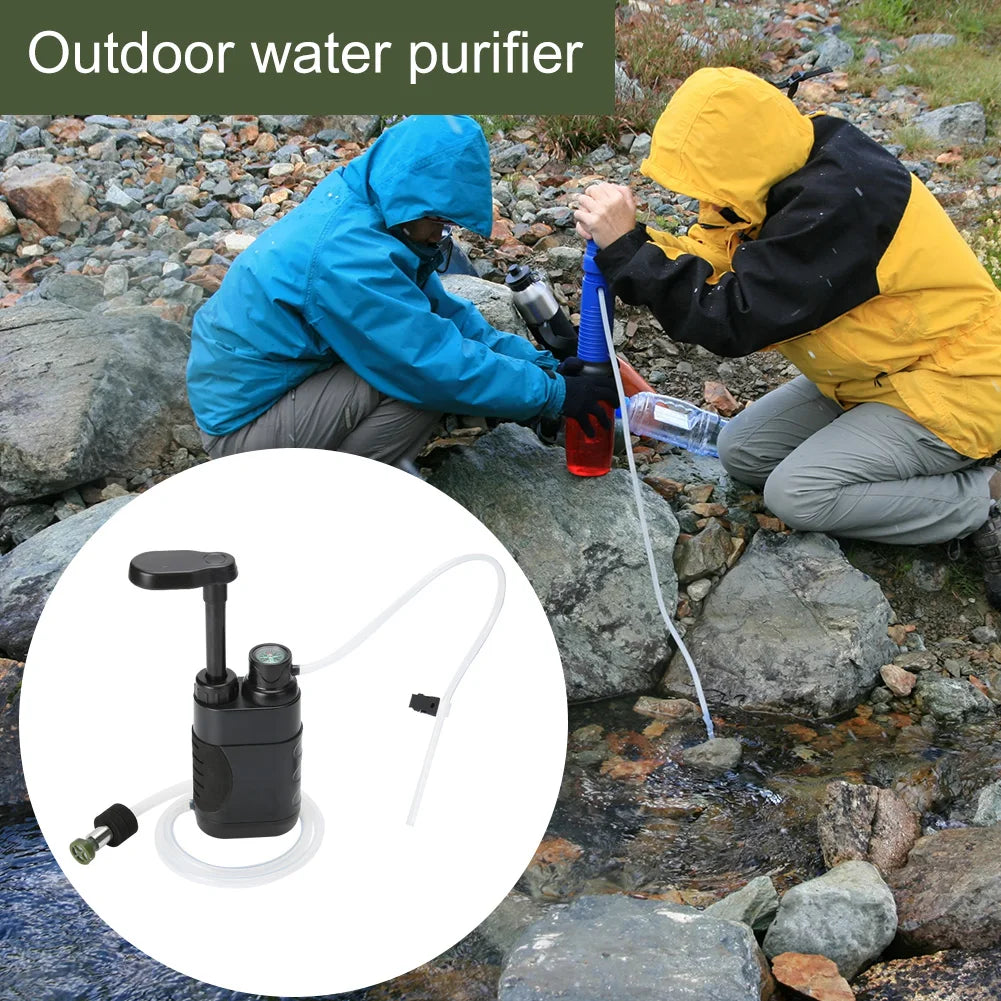Outdoor Water Filter Excellent Filtering Function Durable Traveling Emergency Supplies For Camping Survival Water Filter System