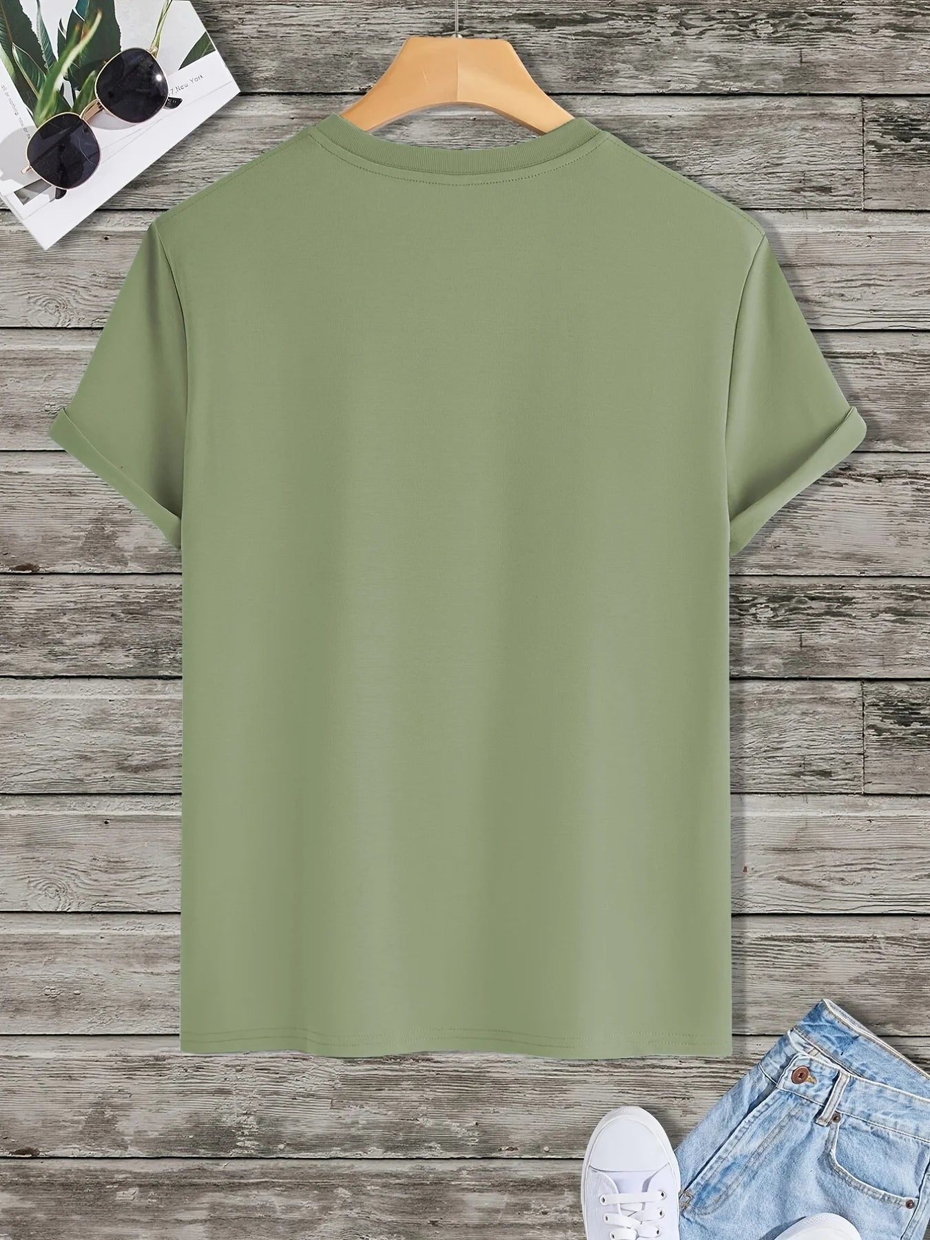 Men's Summer Loose Size 100% Cotton Freedom Graphi Print Casual Slim Fit Round Neck Short Sleeve T-shirt Top