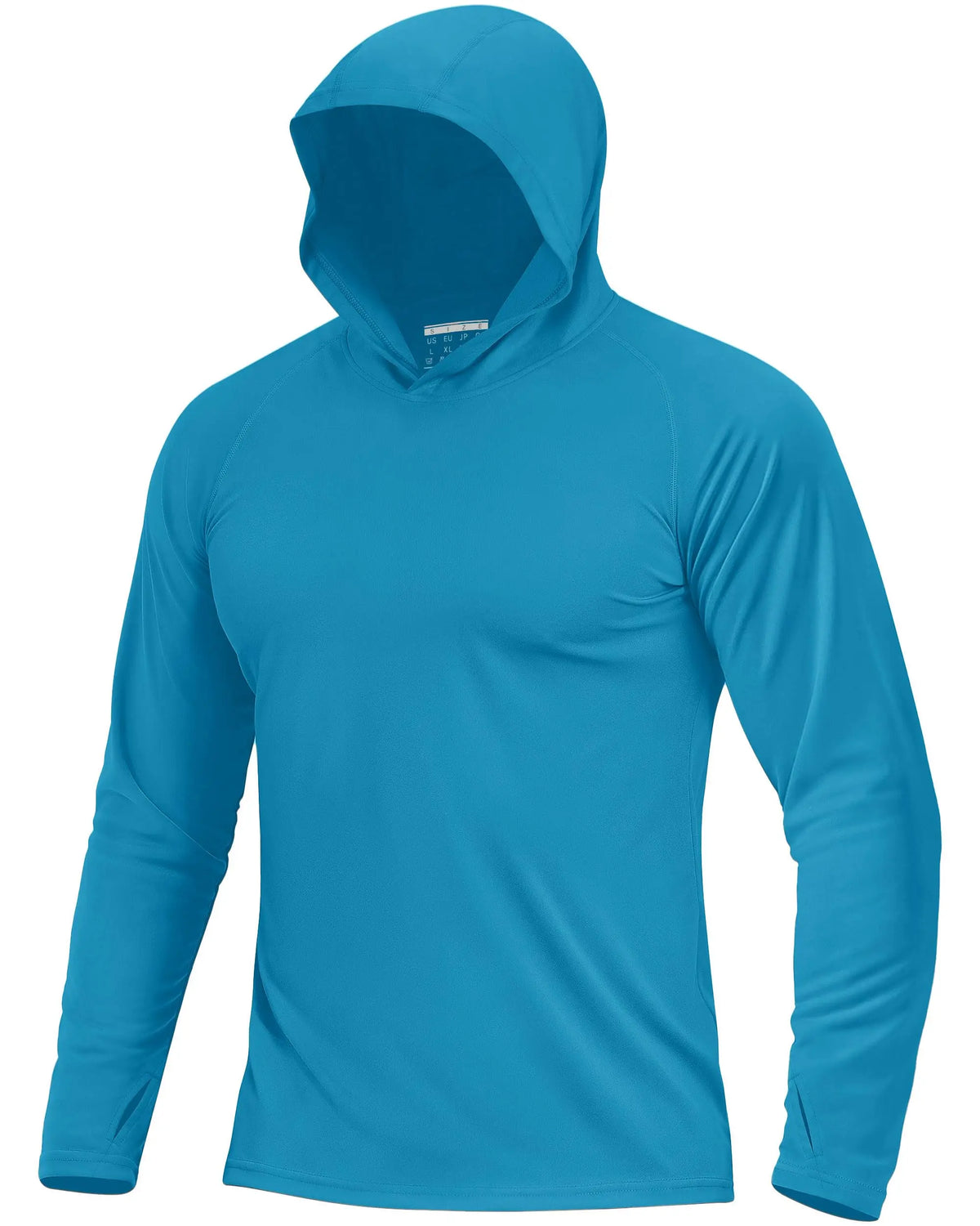 Men's UPF 50+ Sun Protection Hoodie Shirt Long Sleeve Quick Dry Fishing Shirt Lightweight Outdoor Hiking Workout T-Shirt