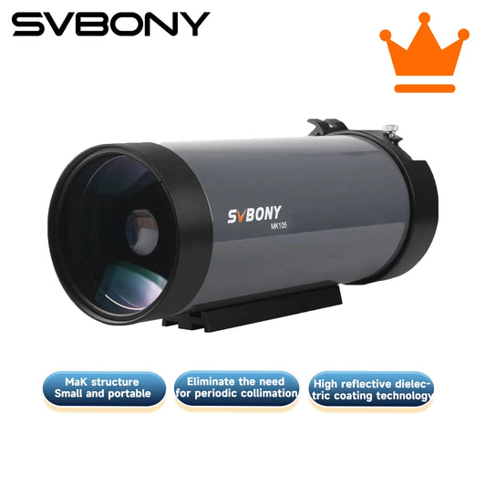 Svbony MK105 Telescope  OTA Portable  Design for Lunar Planetary Observations and Photography MK105 Maksutov Cassegrain