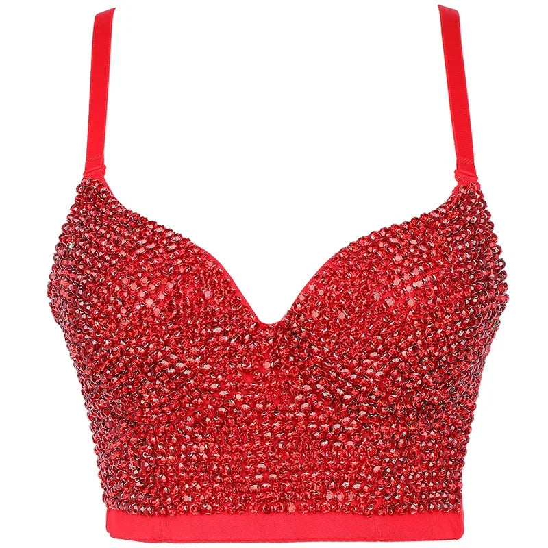 Sexy Club Tanks Tops Women Shaper Camisole Ladies Crop Top Blusas Streetwear Camis Corset Shirt Woman Clothes Camiseta Mujer