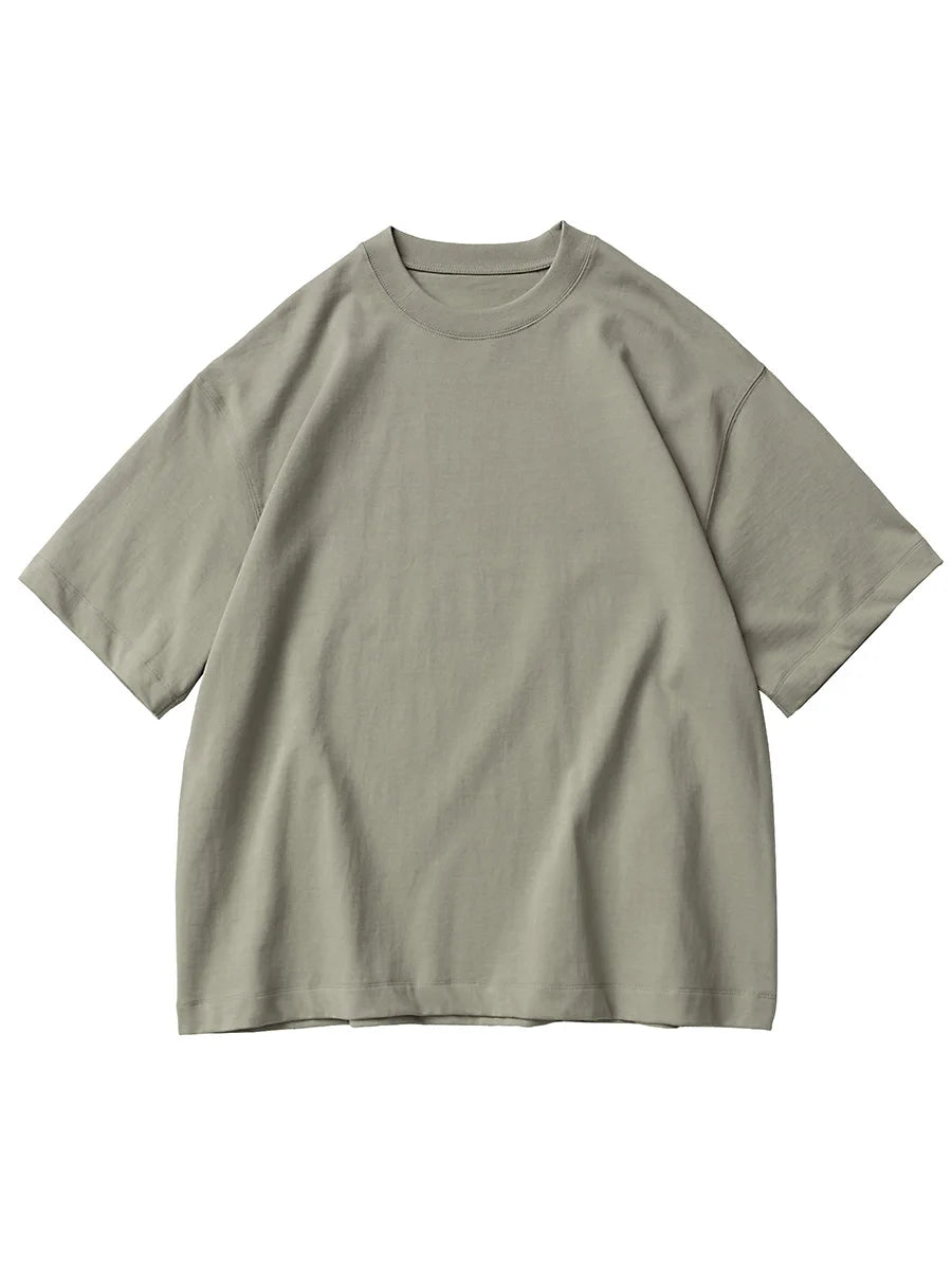 11.29oz 320Grams Heavy Cotton Weight Oversized Loose Men T-shirt Solid Color Drop Shoulder Short Sleeve High Quality