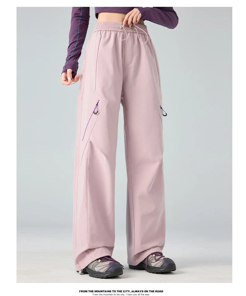 Summer Couple's Outdoor Commuting Functional Cool, Dry, Comfortable, Skin-Friendly, Breathable, Water-Repellent Casual Pants