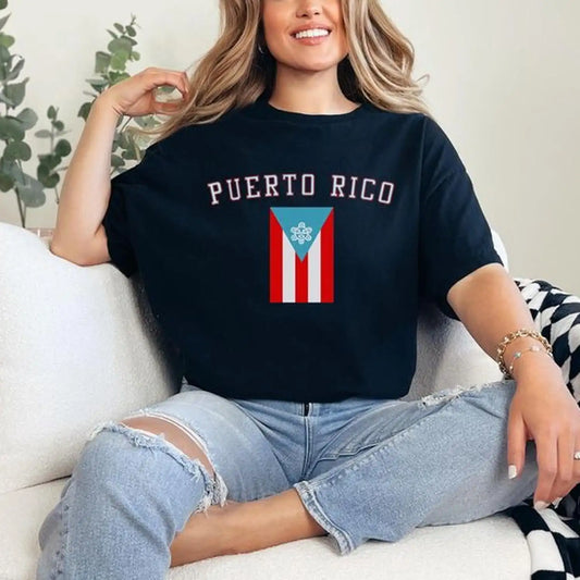 Puerto Rico T-Shirt, Soft and Comfortable Style, Unisex, Caribbean Cultural Apparel, Tropical Vacation Shirt