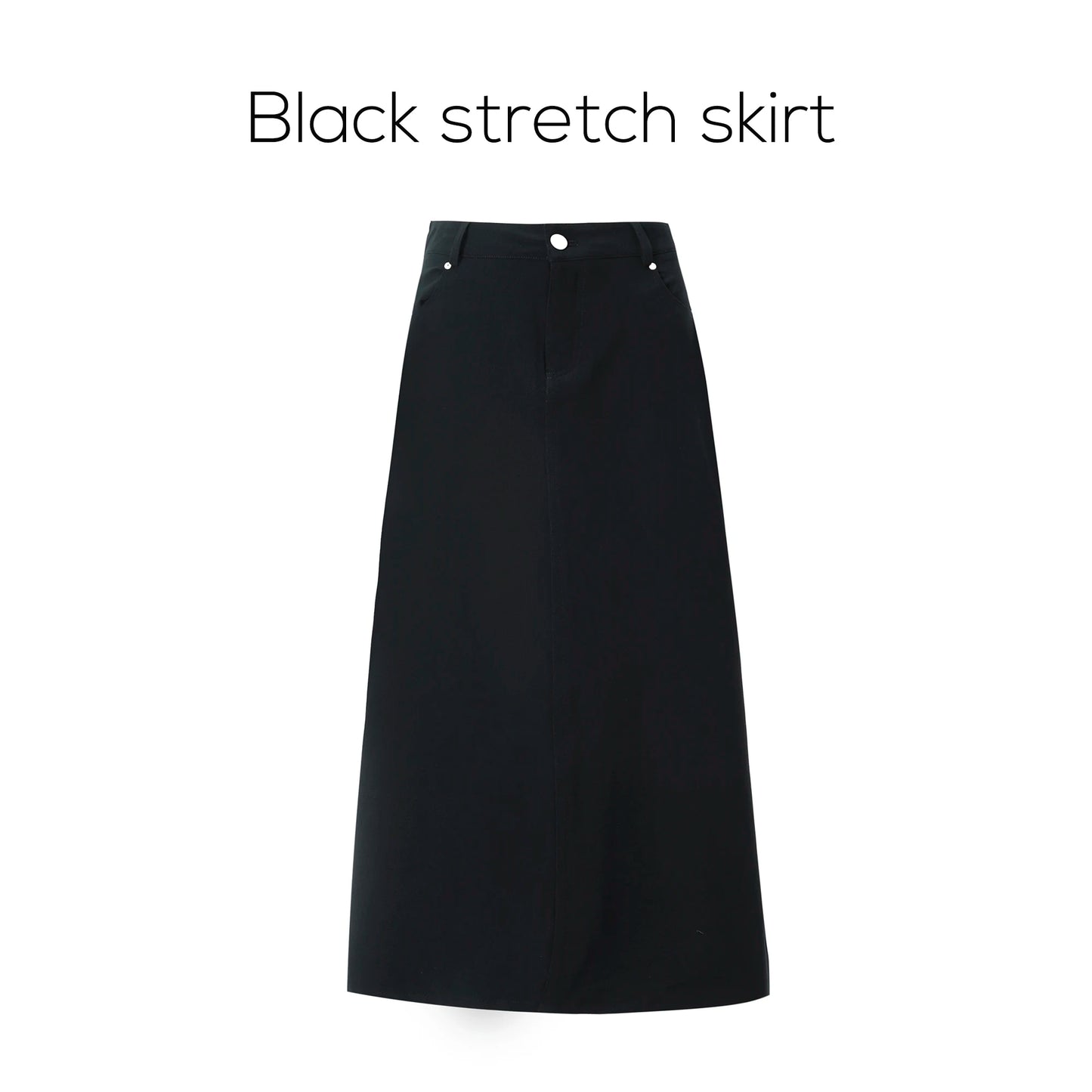 AP Women 2026 Autumn and Winter Knitting Patchwork Sweater Mock Neck Modal Shirt Stretch Skirt Leather Skirt
