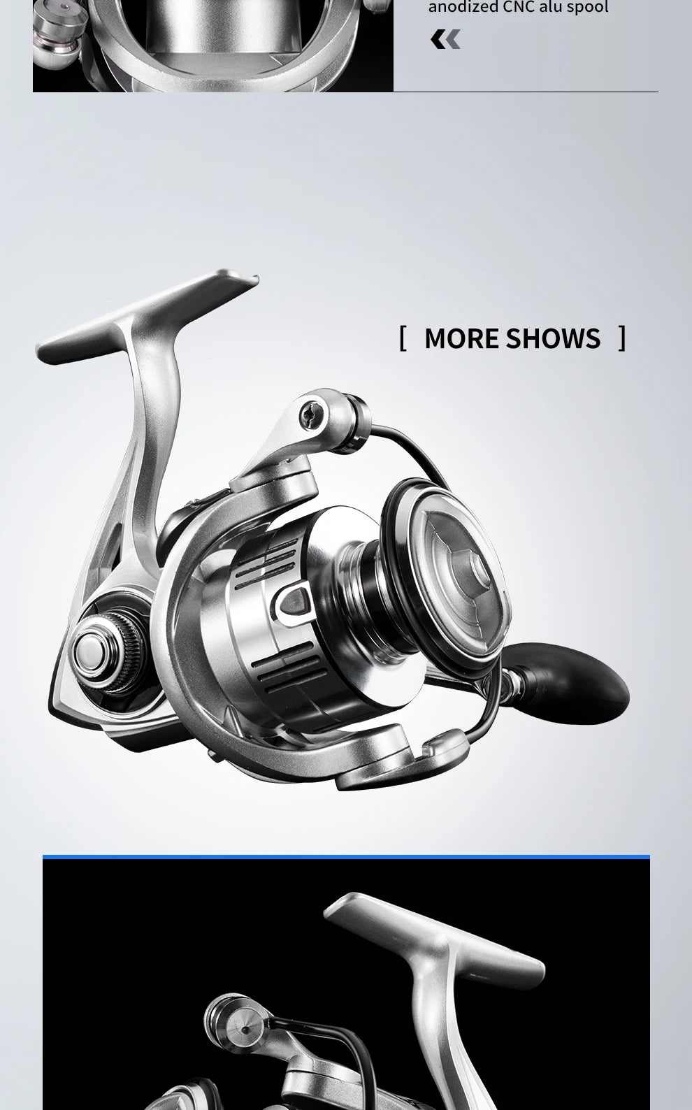 Rooblinos VX Ultralight Max Drag Fishing Reel Fishing Wheel Handle Trolling Carp Fishing Reel for Saltwater or Freshwater Fish