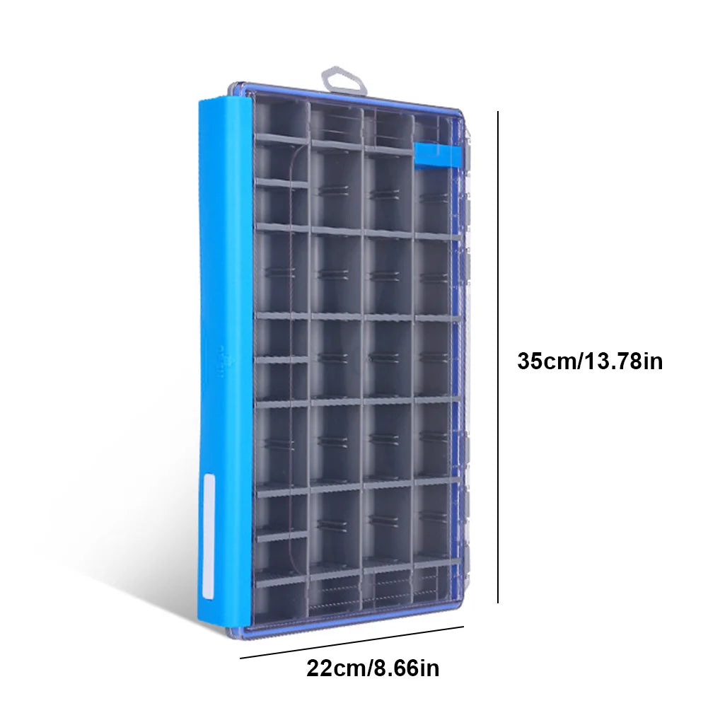 Portable Fishing Gear Accessories Box Fishing Accessories Tool Storage Box Fish Hook Lure Fake Bait Box Fishing Supplies