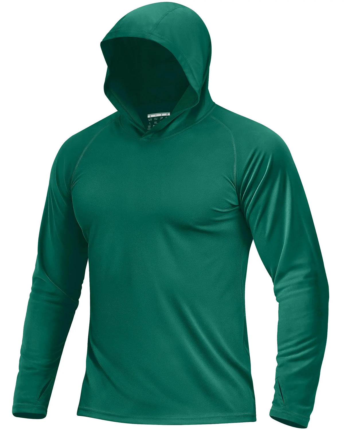 Men's UPF 50+ Sun Protection Hoodie Shirt Long Sleeve Quick Dry Fishing Shirt Lightweight Outdoor Hiking Workout T-Shirt